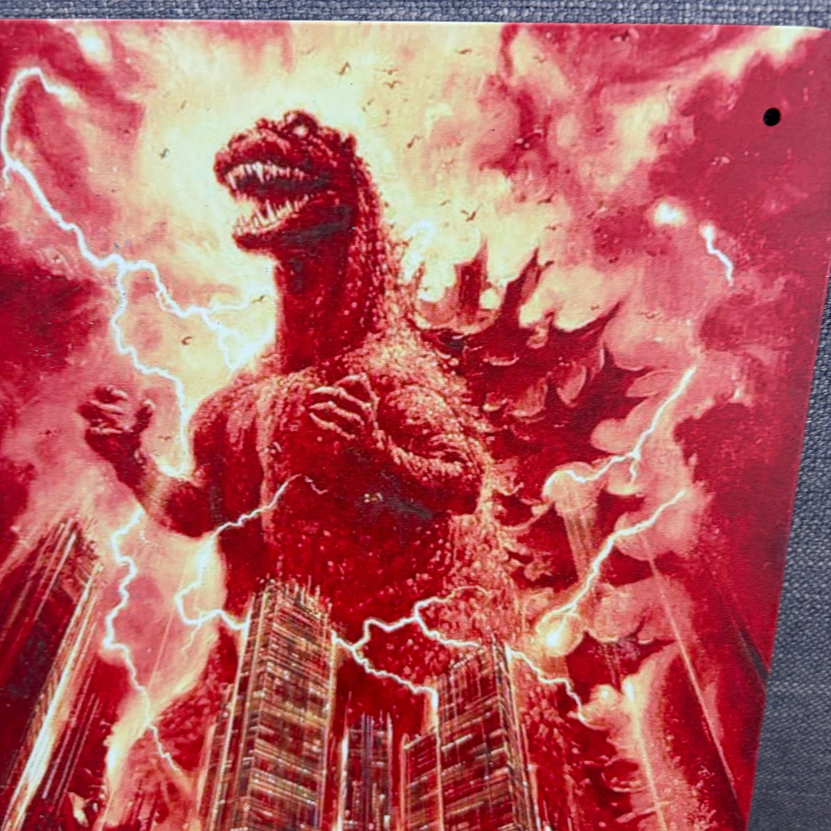 Godzilla King of the Monsters 12" x 8" Metal Tin Sign Vintage Advertising