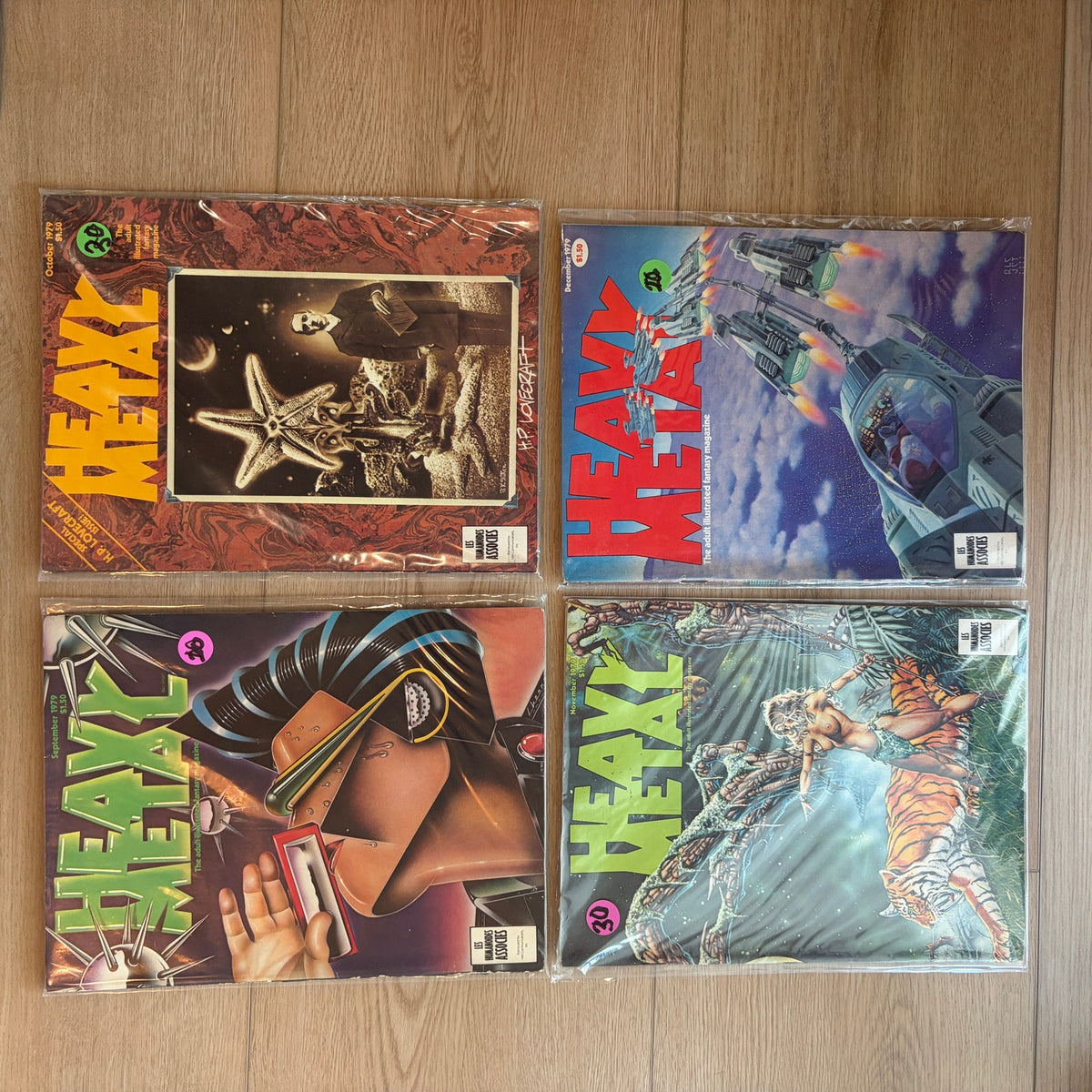 Vintage Heavy Metal Magazine LOT 12 Issues Full Run January 1979 - December 1979