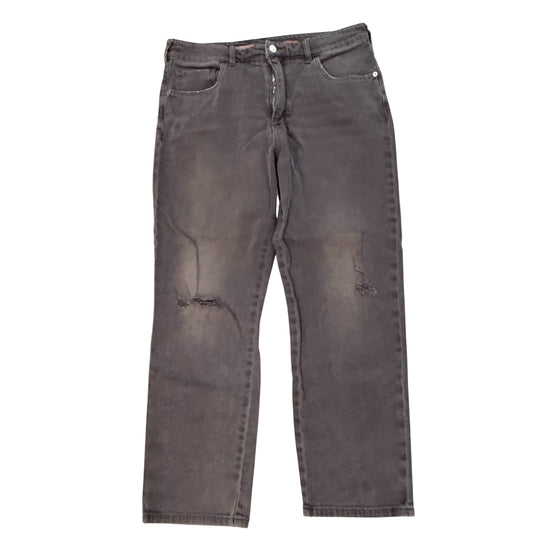Pilcro Anthropologie High Rise Light Wash Black Distressed Jeans Womens Size 30