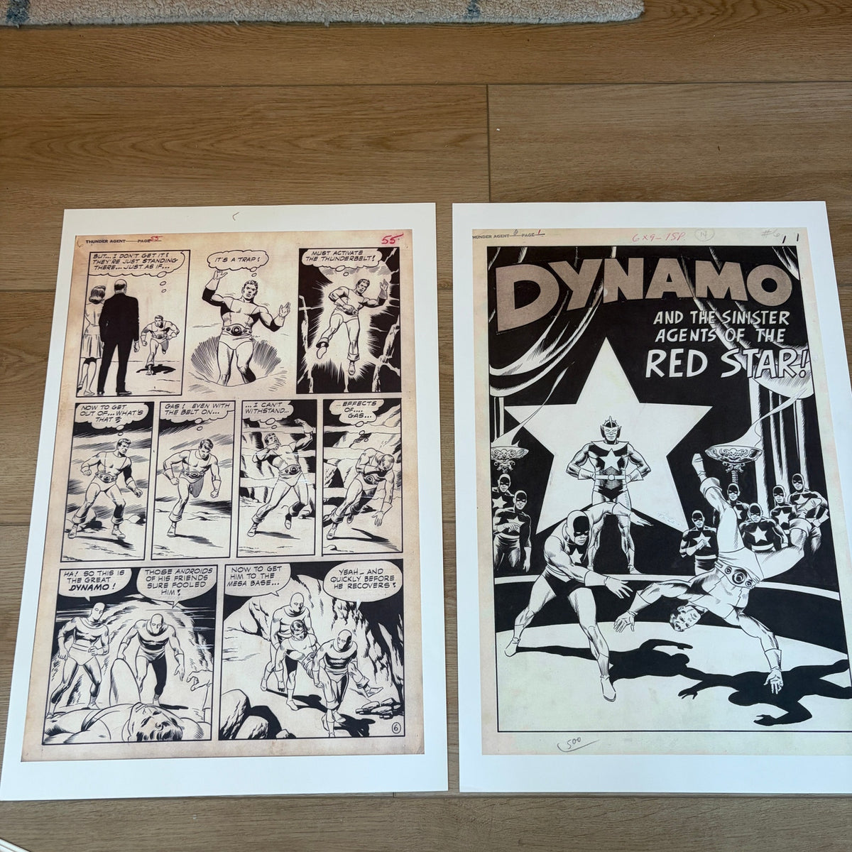 Wally Wood T.H.U.N.D.E.R Agents: Artist's Edition Porfolio 15" x 22"