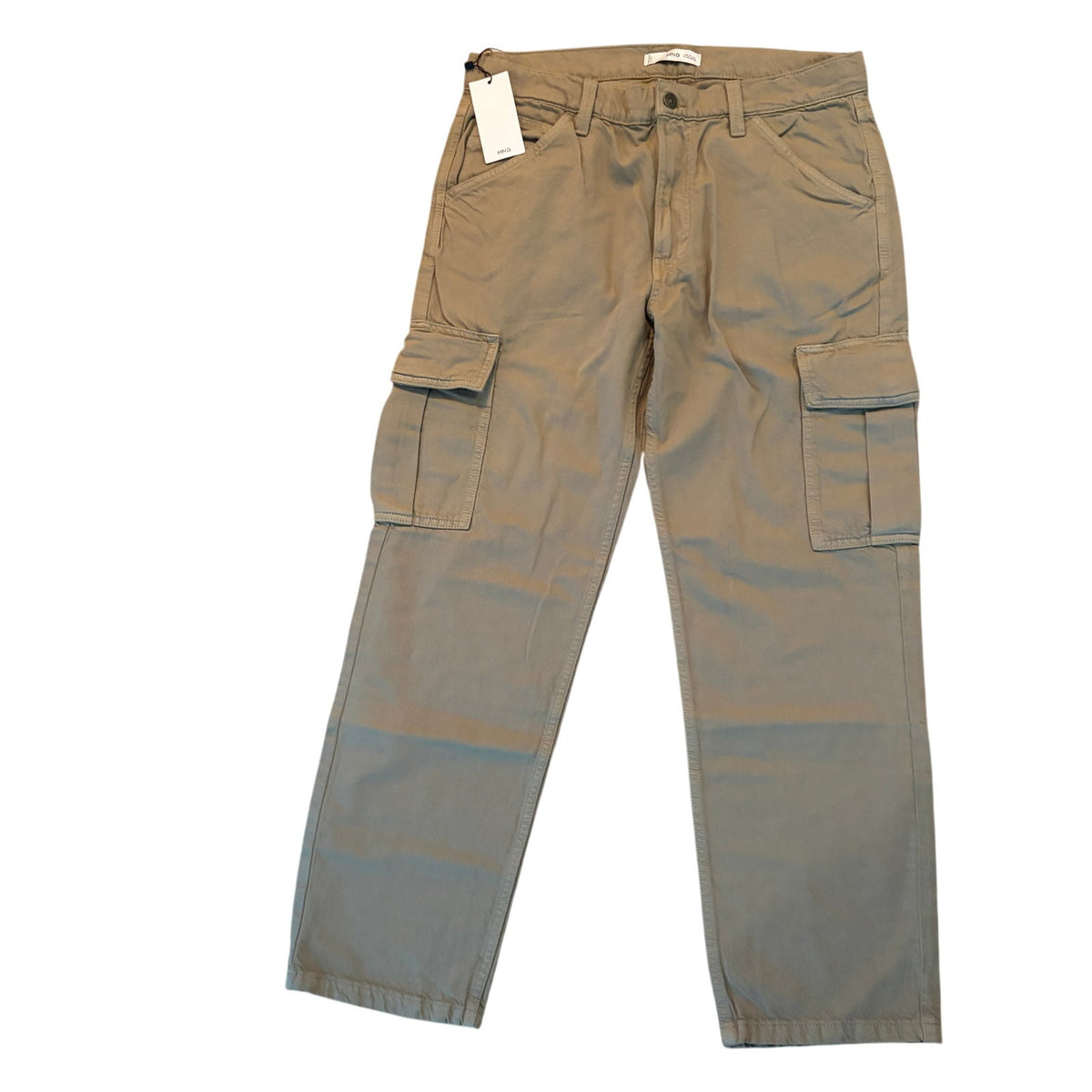 Mango MNG Tan Brown Carpenter Jeans Pants Mens Size 34 NEW