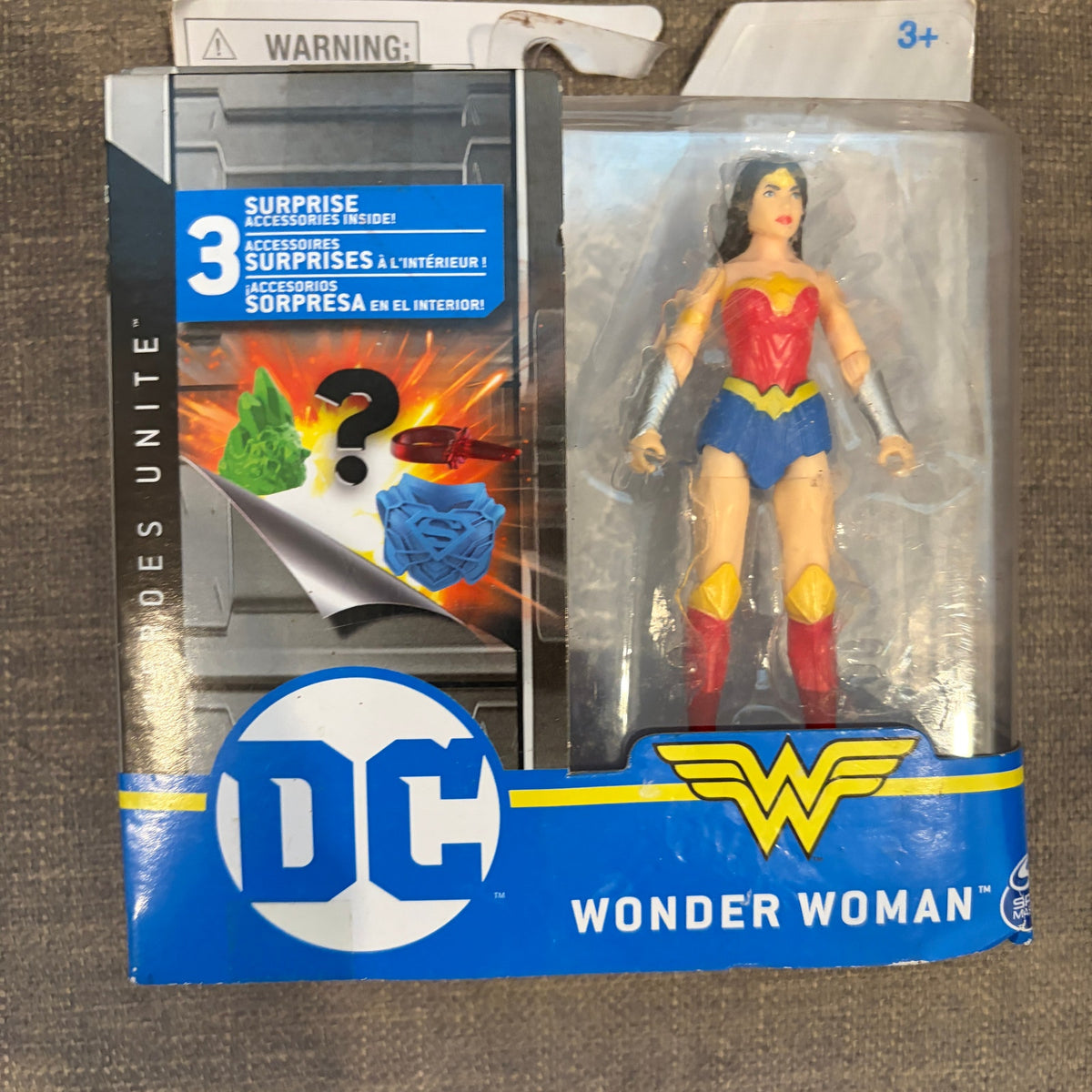 DC Heroes Unite 4 Figures Surprise Accessories Aquaman, Wonder Woman, Superman