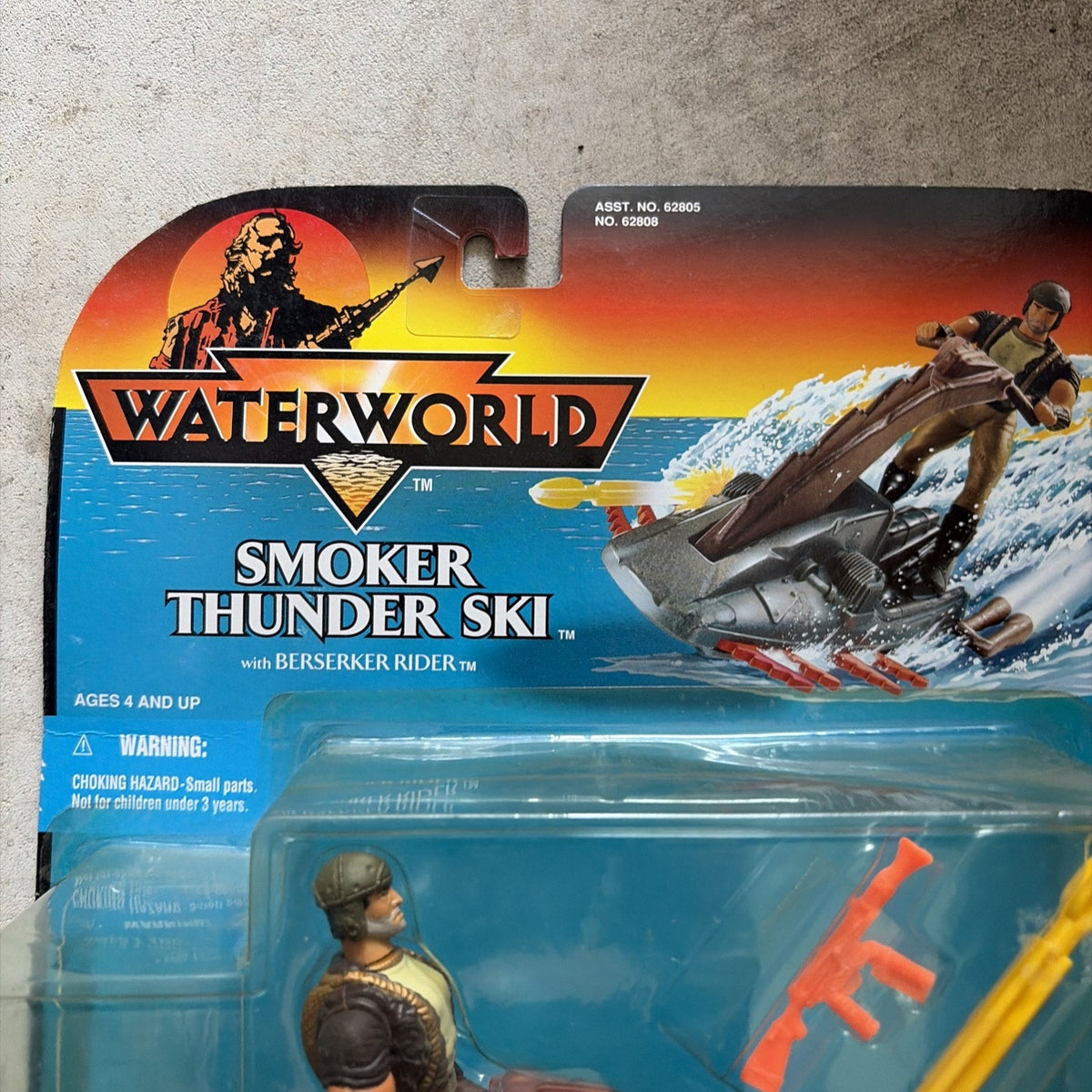 Kenner 1995 Waterworld Action Figure Smoker Thunder Ski NEW