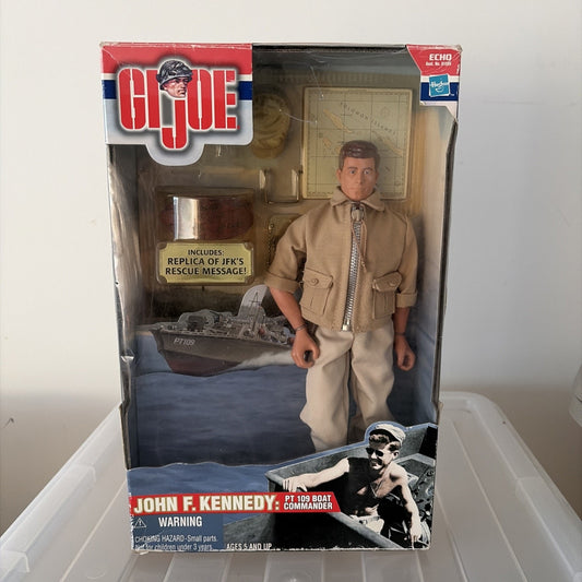 Hasbro G.I. Joe John F. Kennedy PT 109 Boat Commander Figure w/ Accessories