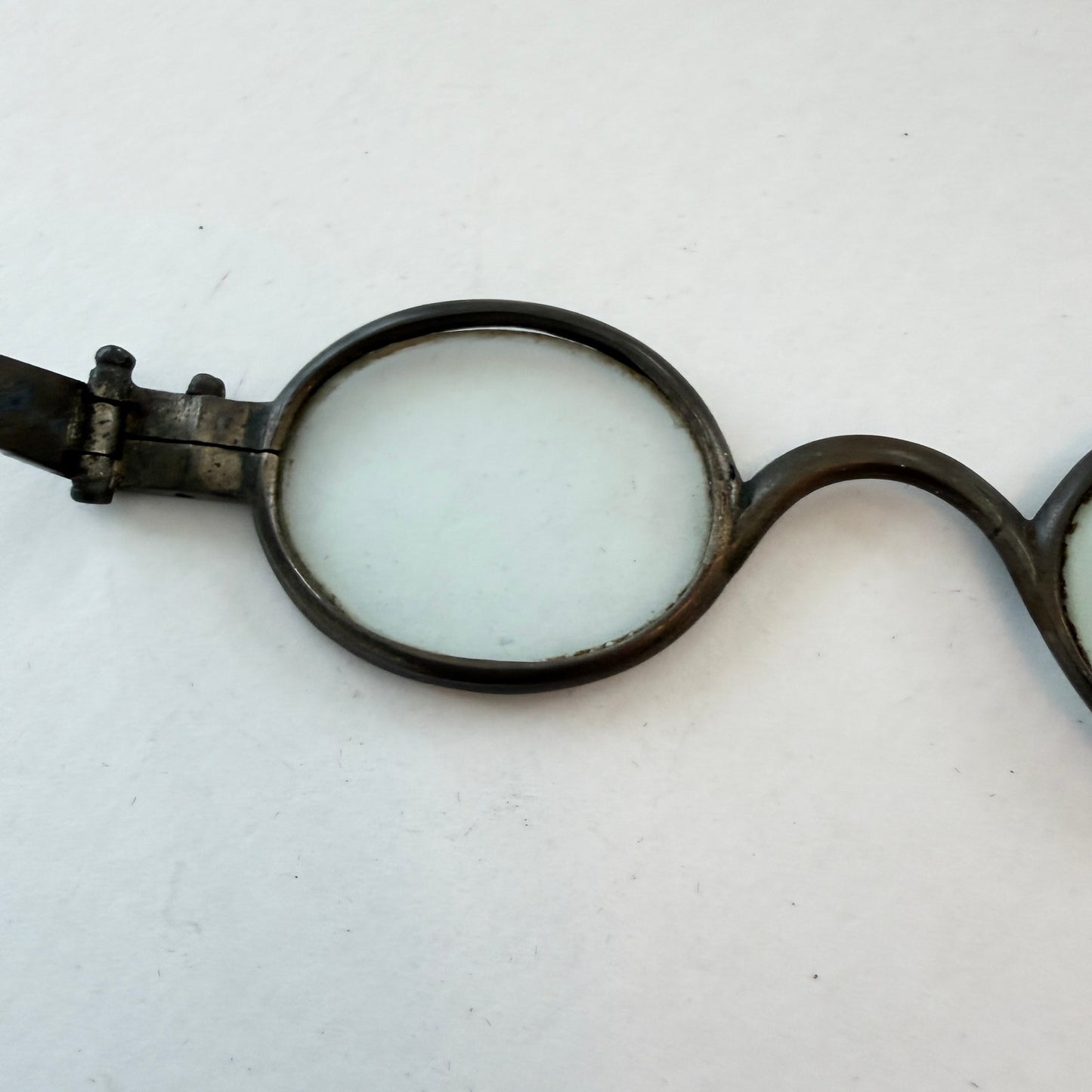 Antique 1800s Metal Folding Spectacles Glasses