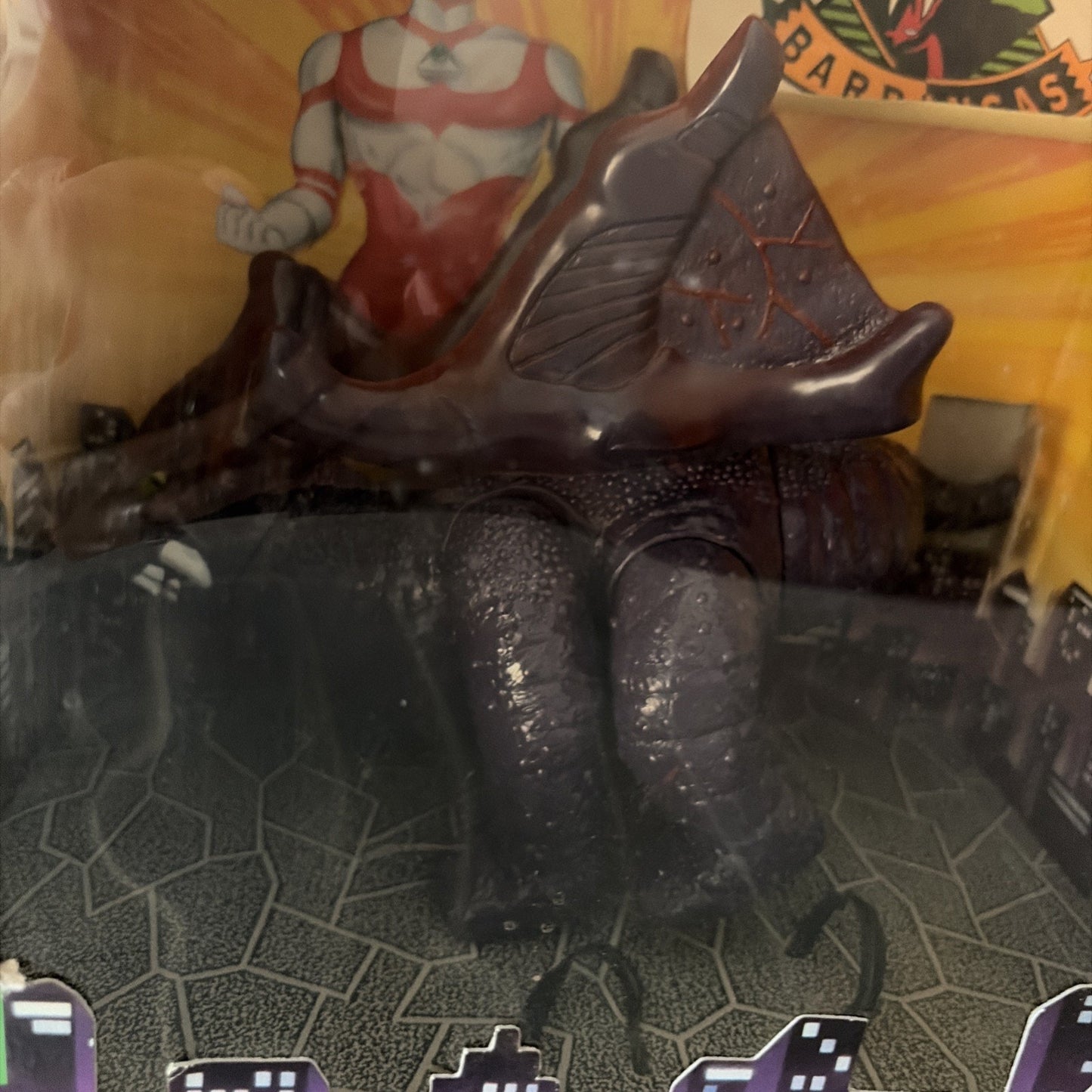 1991 Ultraman Alien Intruder Series / BARRANGAS Figure / Dreamworks / with Box