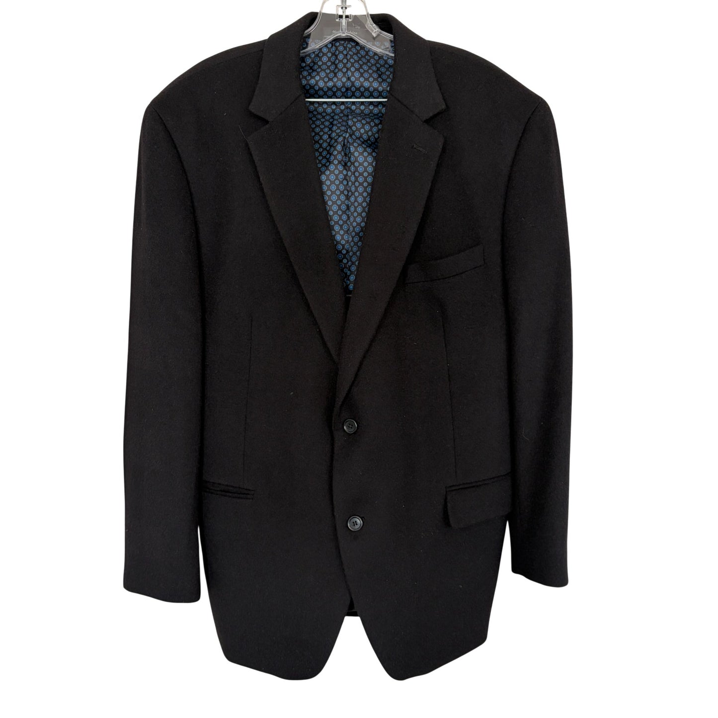 Michael Kors Black 100% Camel Hair Blazer Jacket Sport Coat Men's Size 46R