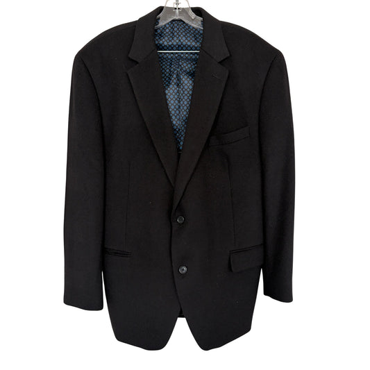 Michael Kors Black 100% Camel Hair Blazer Jacket Sport Coat Men's Size 46R