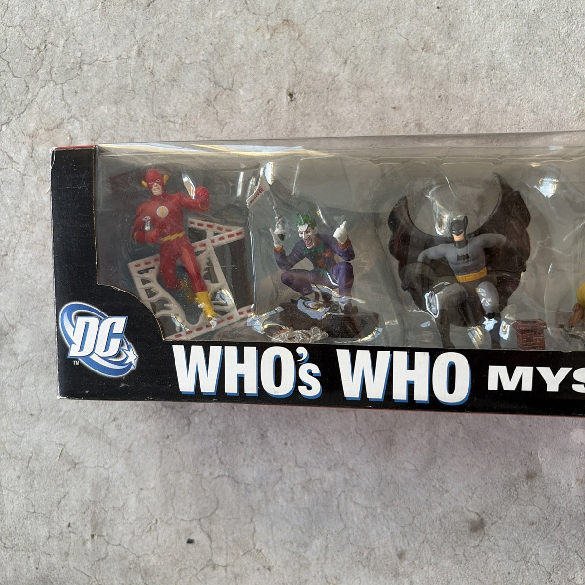 DC Direct WHO'S WHO Mystery Box Series 1 Display Set - 6 Mini-Scenes & Batmobile
