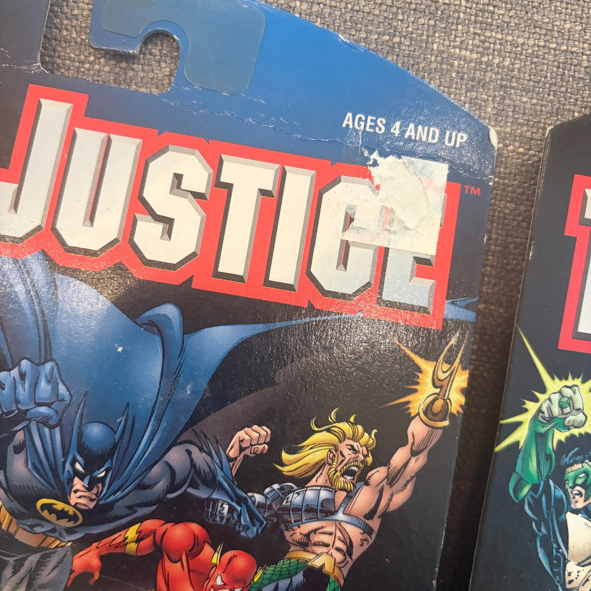 LOT 2 Kenner Total Justice Action Figures Hawkman and Aquaman NEW