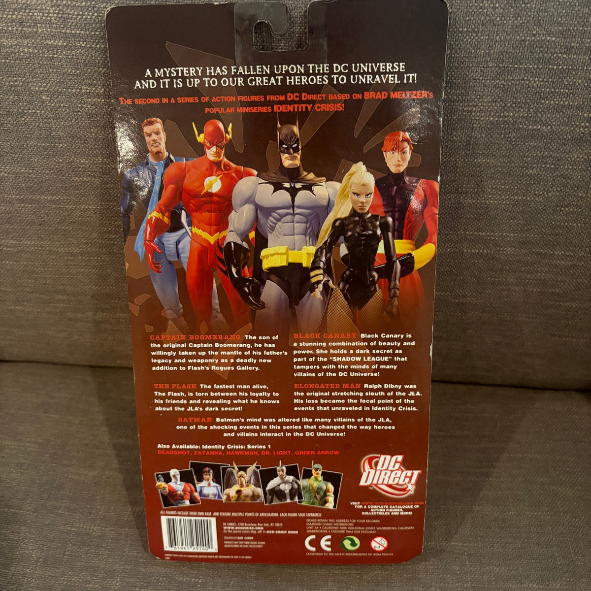 Identity Crisis Series 2 Captain Boomerang Action Figure DC DIRECT NEW
