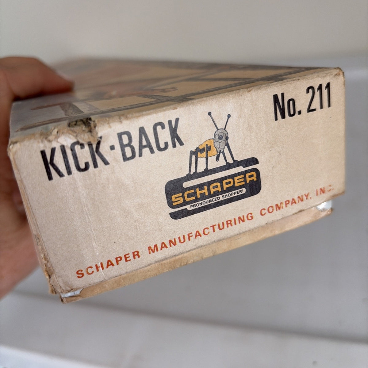 Vintage Schaper Kick Back Game of Action & Skill Sealed In Original Box 1965