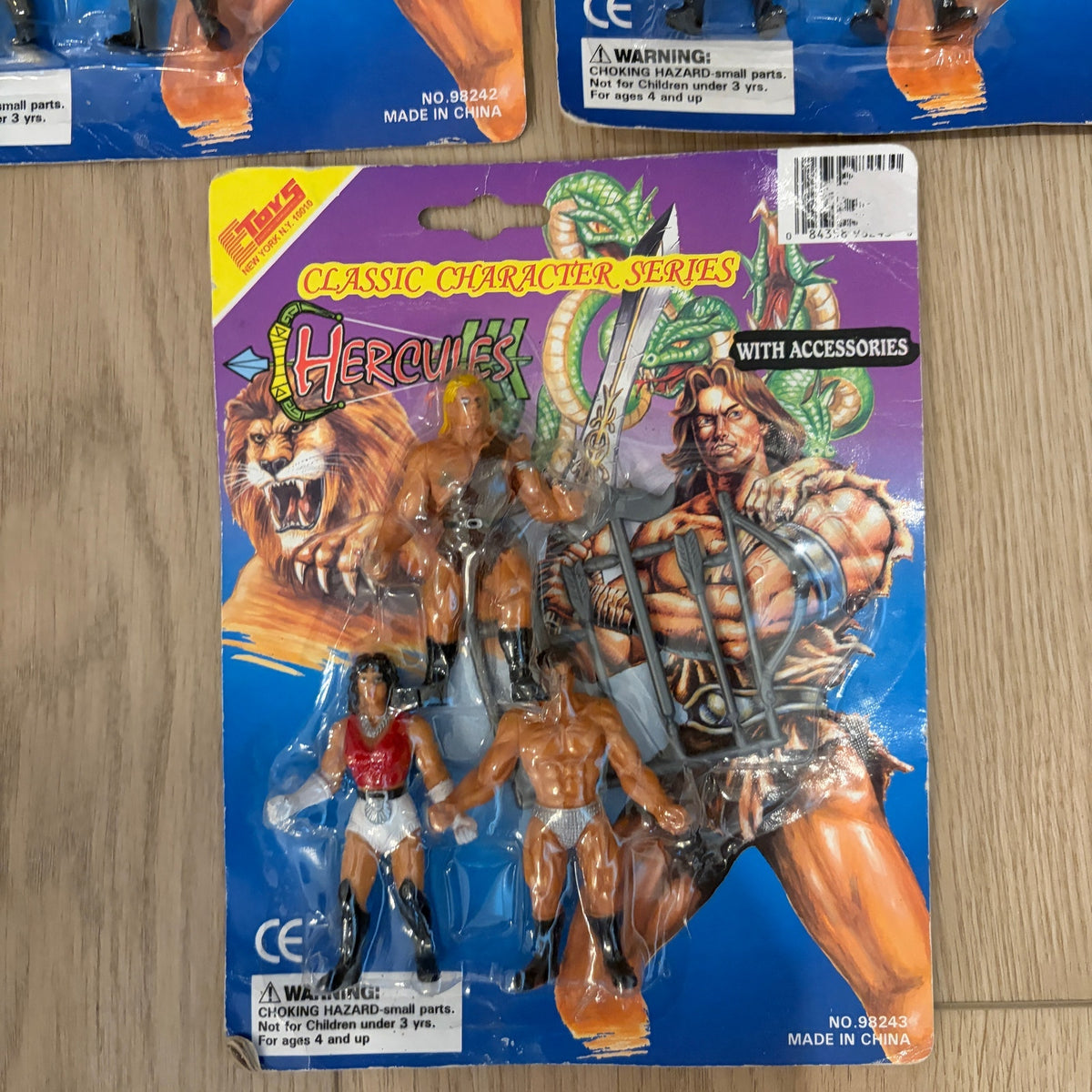 EToys Classic Character Series Hercules With Accessories LOT of 3
