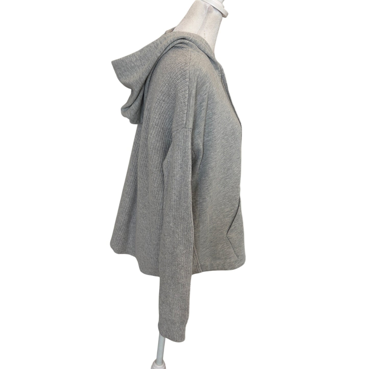 Splendid Gray Hooded Sweater Sweatshirt Wool Cashmere Blend Womens Size XS