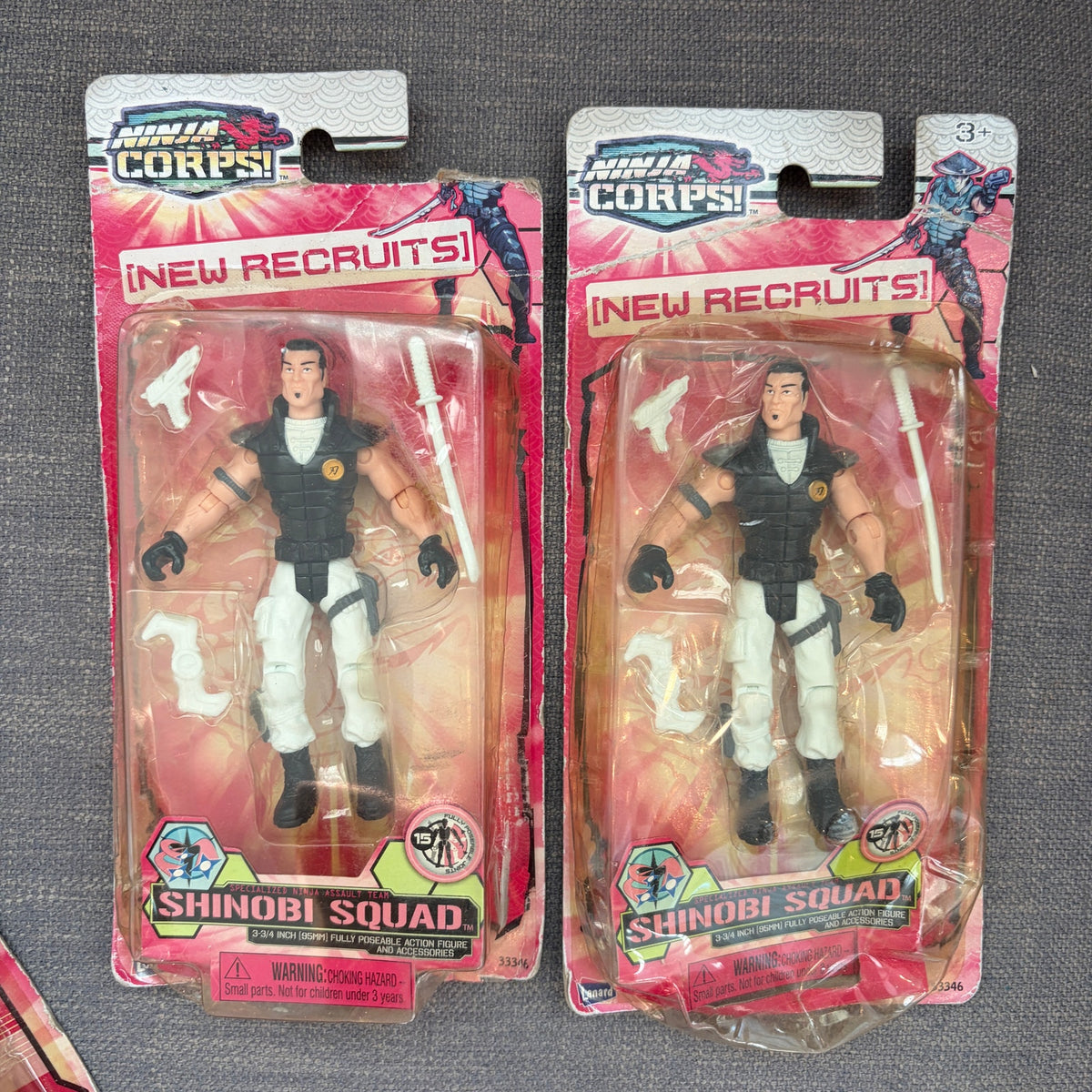 2011 Lanard Ninja Corps New Recruits Shinobi Squad, Terra Team LOT of 4 NEW