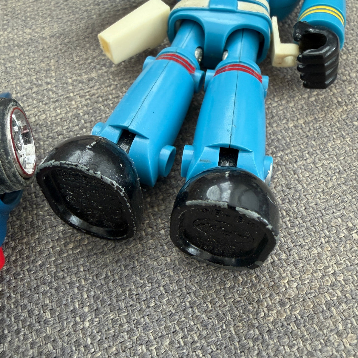 Vintage Popy Chogokin GB-63 Evapolice Robot Figure and Car With Box