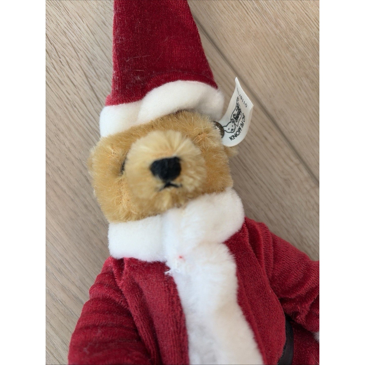 Vintage Steiff Santa Bear 7” Limited Edition