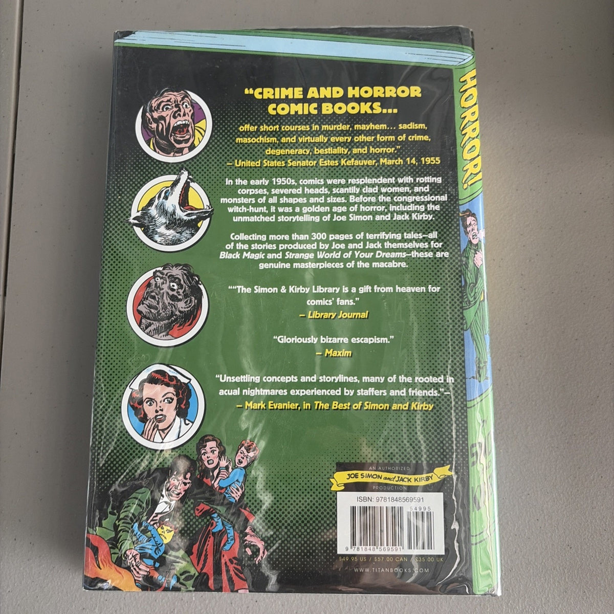 Simon & Kirby Library: Horror HC, Titan Books, Black Magic Strange World