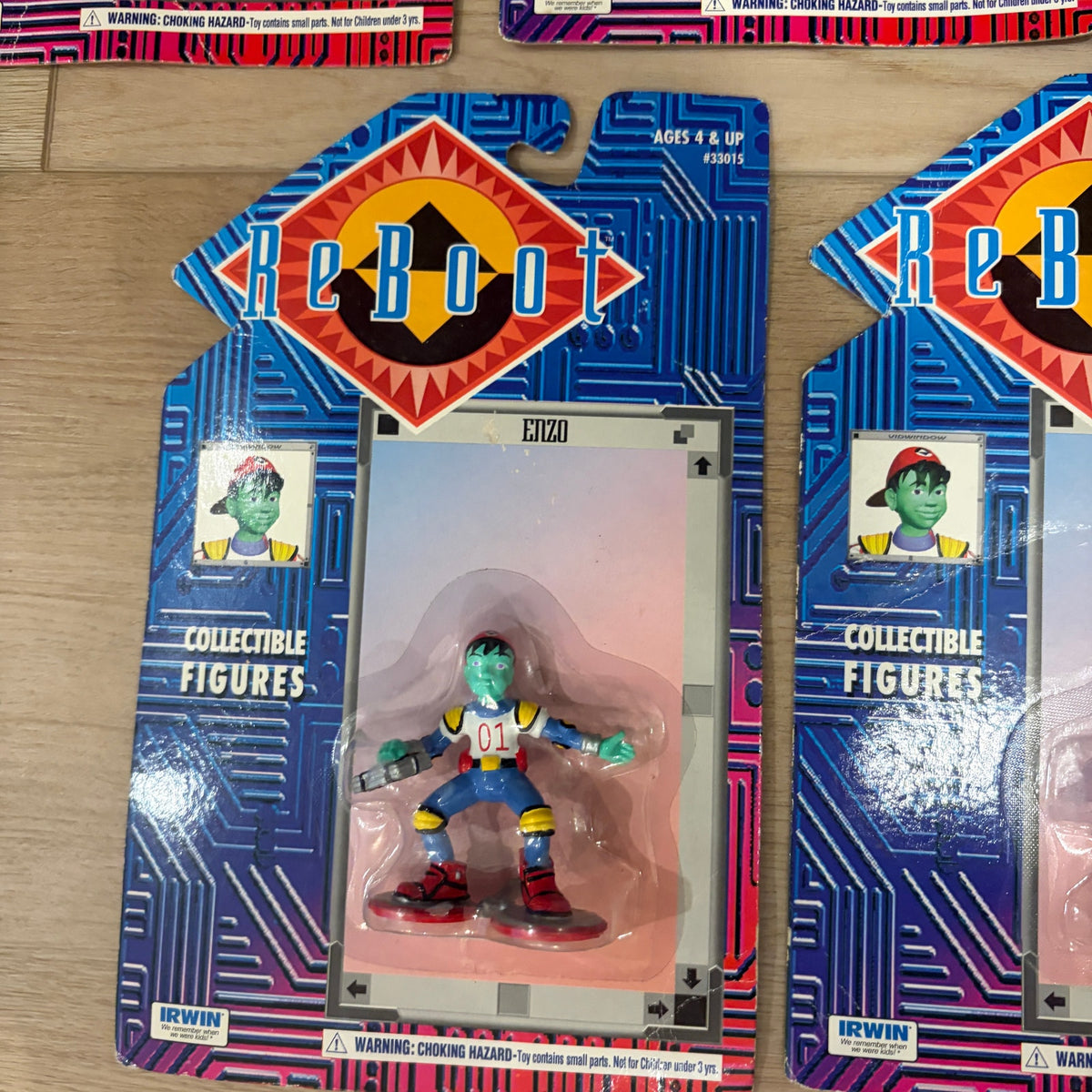 LOT 5 ReBoot Collectible Action Figures Irwin 1995