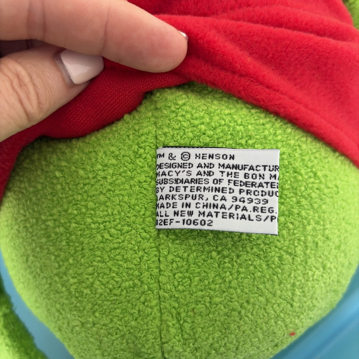 Macys Official 24" Kermit the Frog-Tographer Plush Stuffed Animal w/ Camera NEW