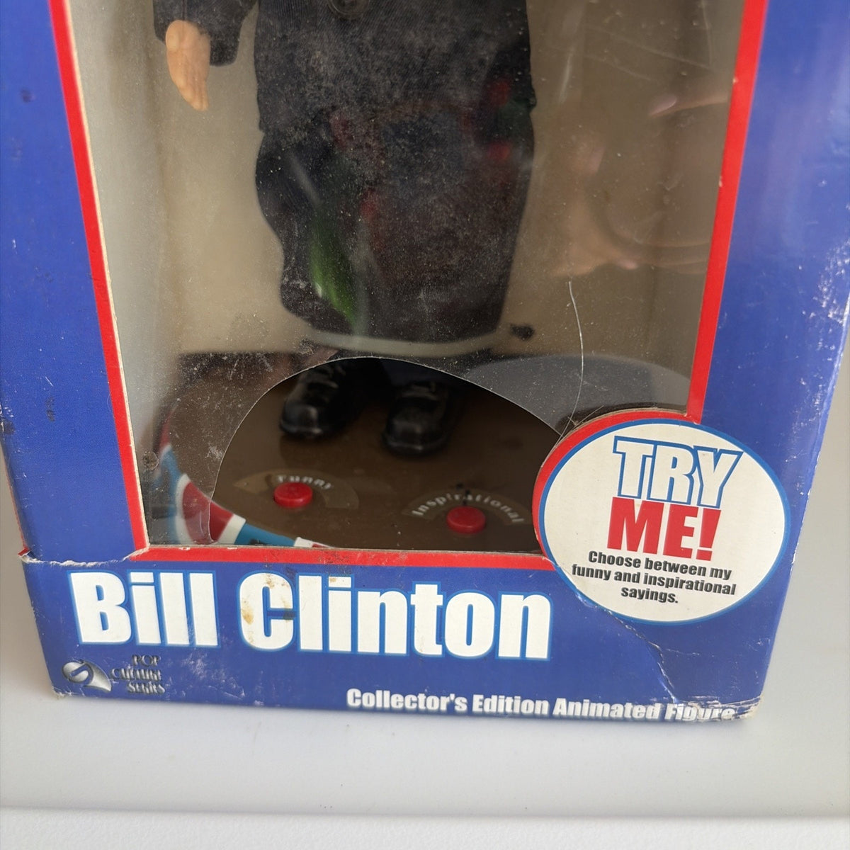 Bill Clinton Collectors Edition Animated Figure Unopened President Talking