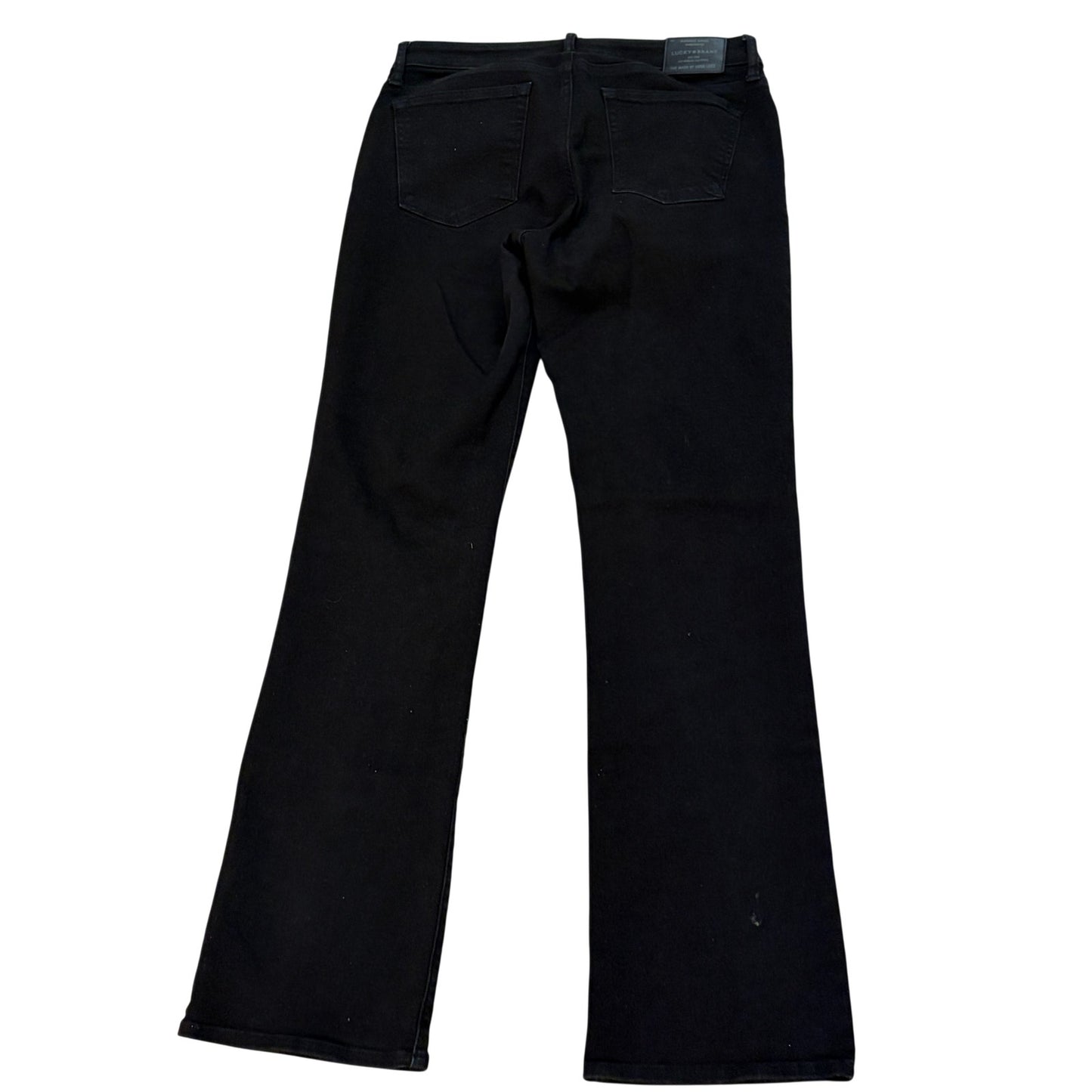 Lucky Brand Lolita Boot Cut Black Denim Jeans Womens Size 8 / 29