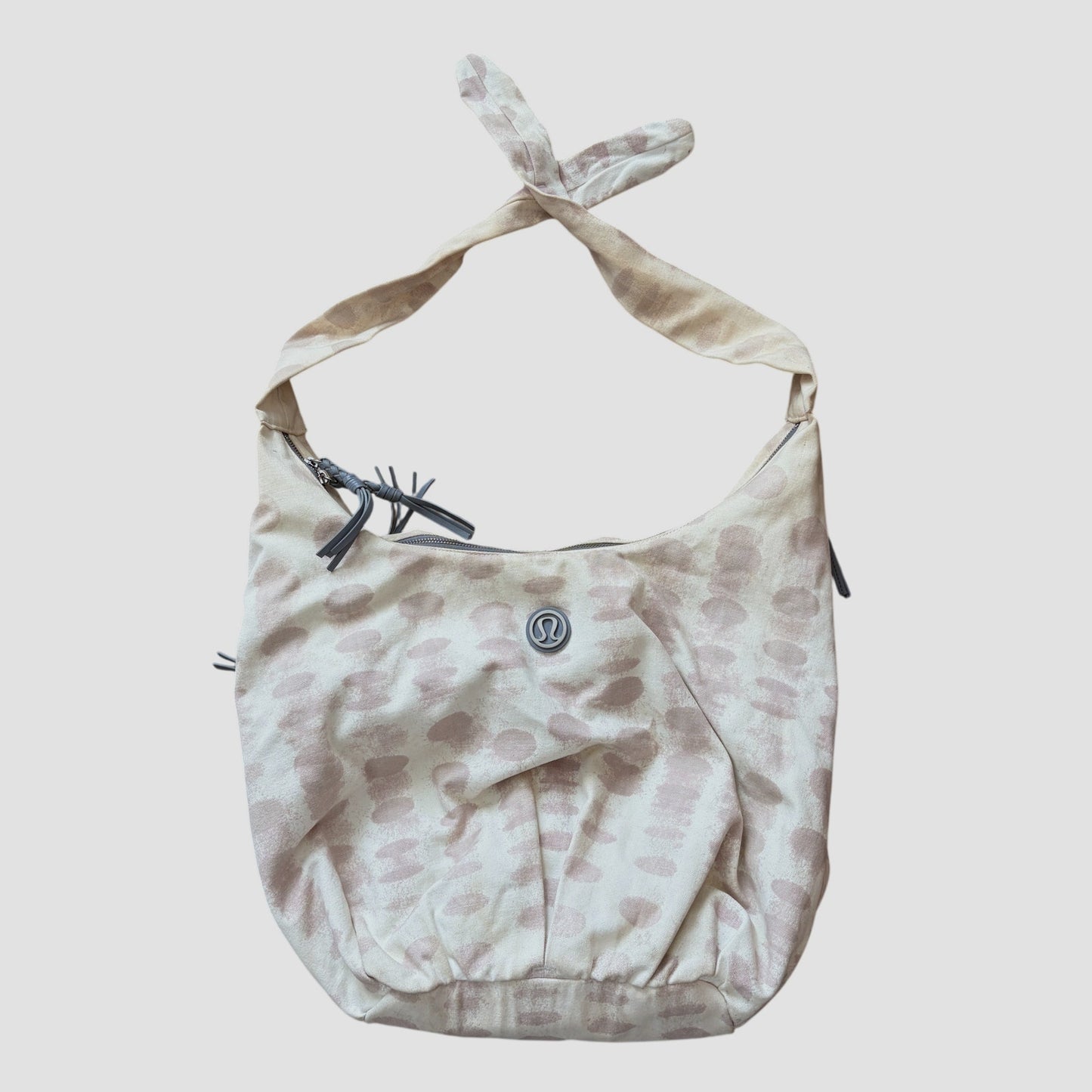 Lululemon Tan Large Slouchy Tote Shoulder Workout Gym Bag