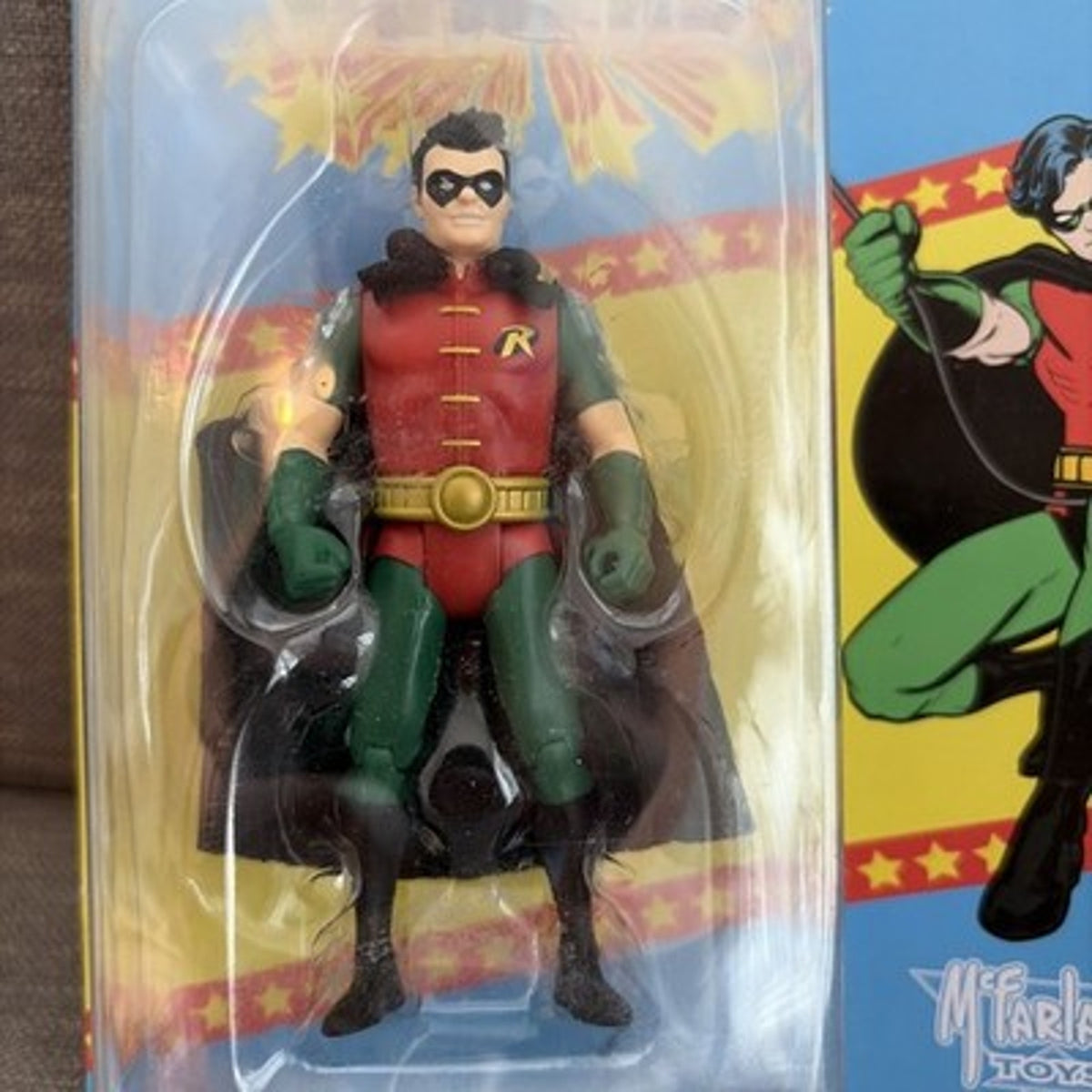 MCFARLANE TOYS DC SUPER POWERS ROBIN DRAKE BLACK CAPE VARIANT WAVE 4