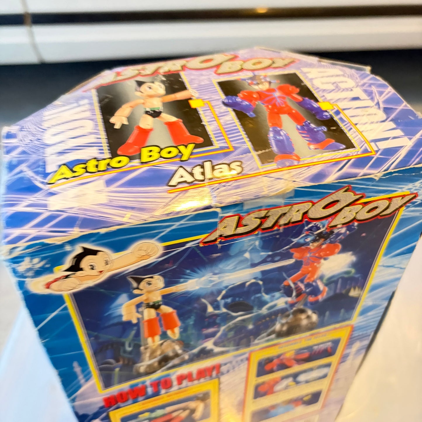 Vintage Astro Boy Atlas Action Moveable Joints Lighting Figure 11" Tall NEW