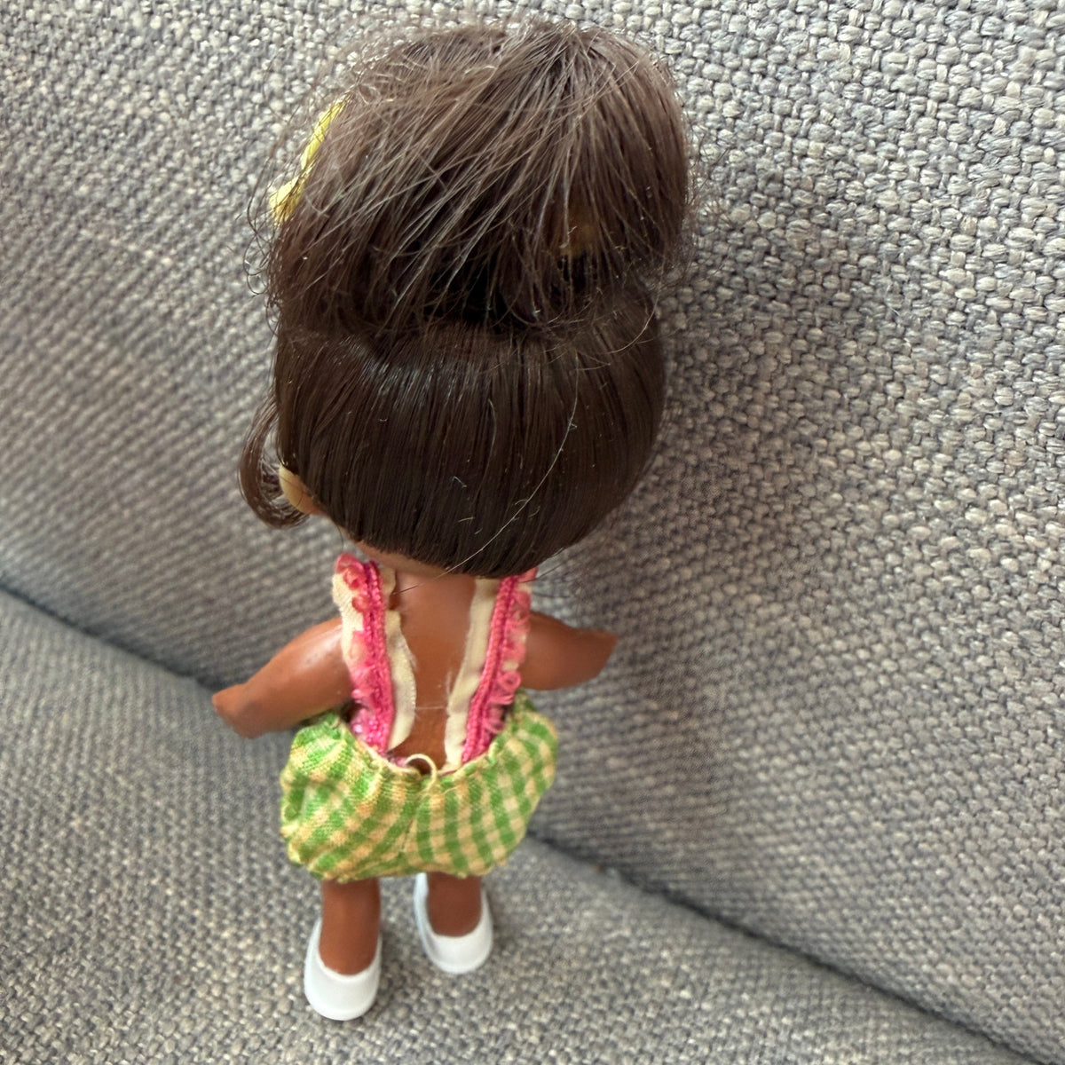Vintage Liddle Kiddles ROLLY TWIDDLE Doll, Pail, Shovel, Wagon, Comb. Brush 1966