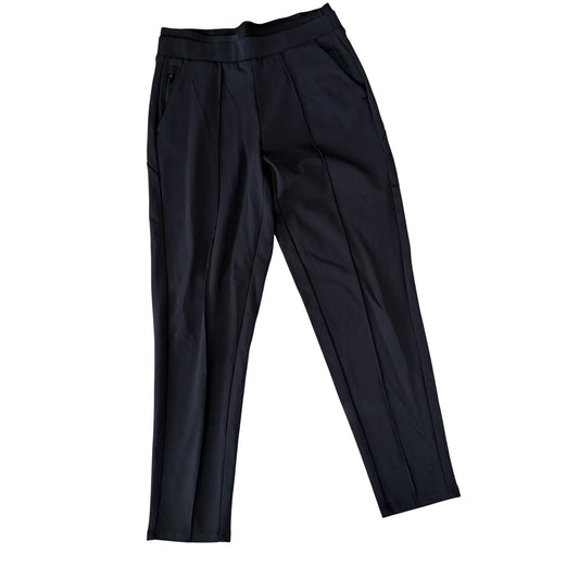 Athleta Black Venice Pintuck Pant Cropped Womens Size XXS