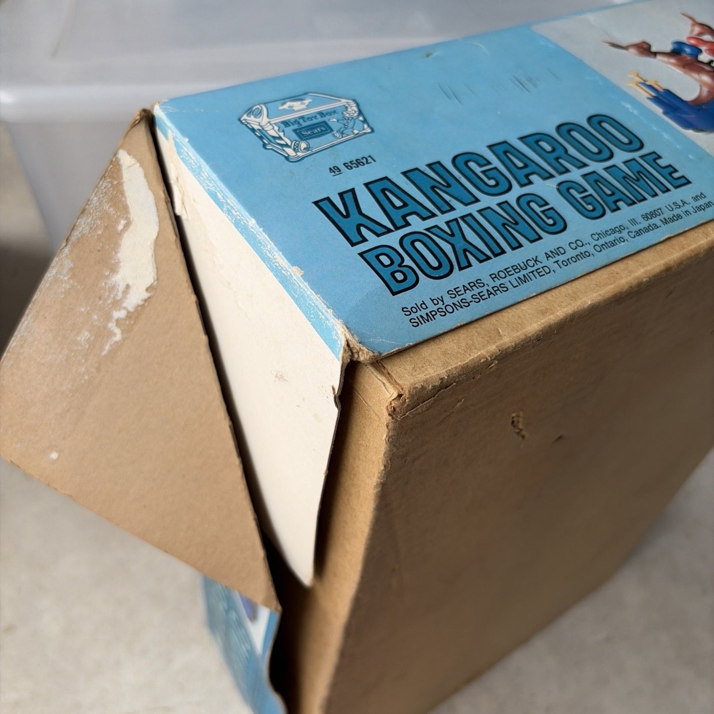 SEARS BIG TOY BOX KANGAROO boxing game 1960S RARE rock em sock em robots JAPAN