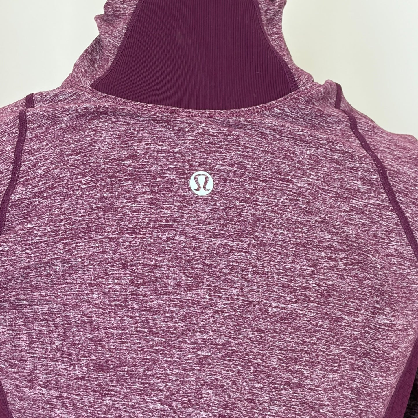 Lululemon Plum Purple Long Sleeve 1/4 Zip Pullover Top Womens Size 6