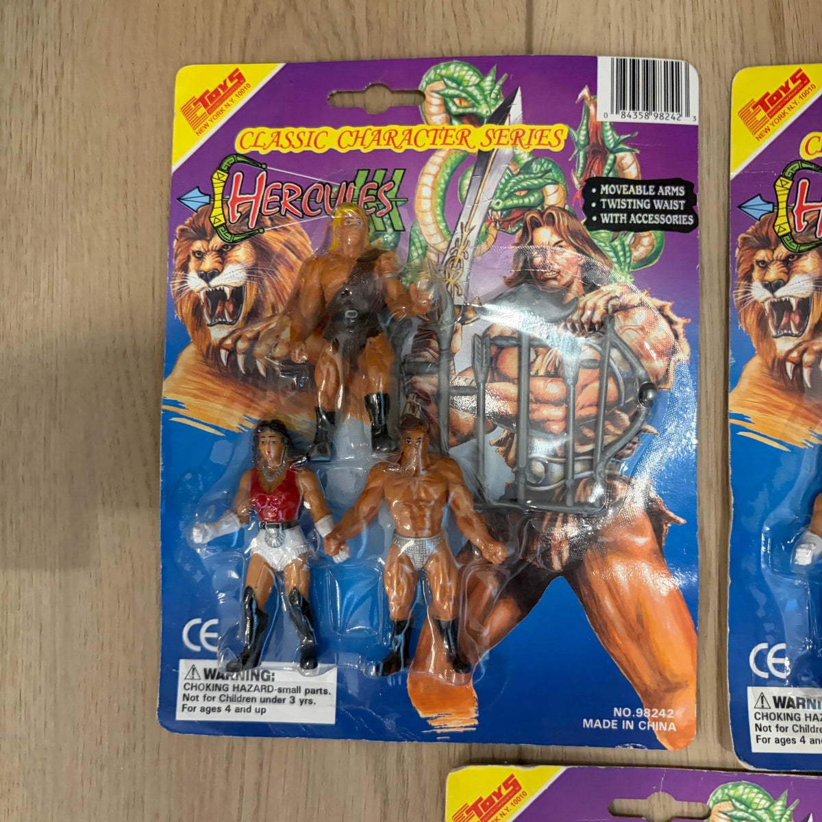 EToys Classic Character Series Hercules With Accessories LOT of 3