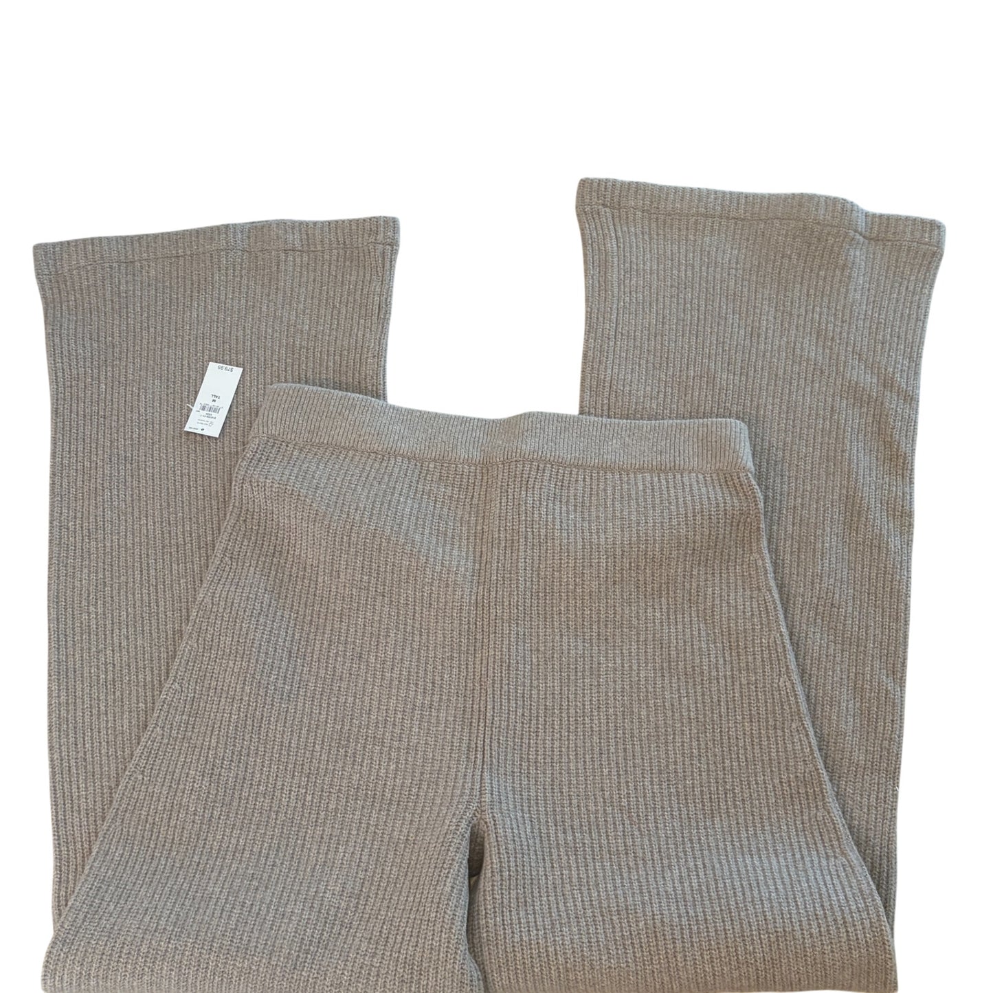 Gap NWT Tan Sweater Wide Leg Pants Womens Size Medium Tall NEW