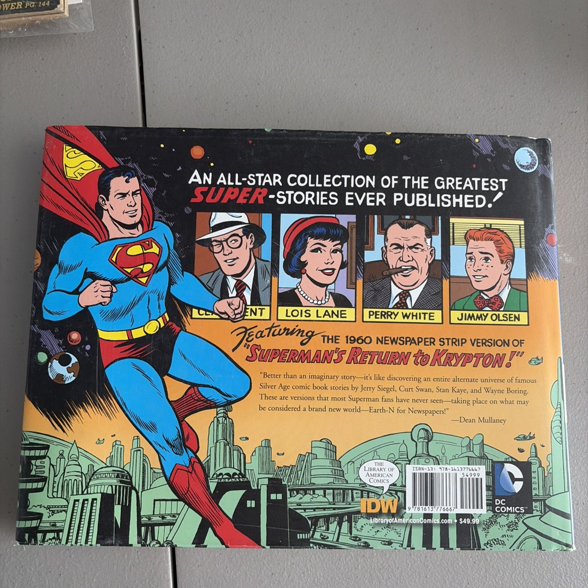 1959 - 1961 Superman The Silver Age Dailies DC Comics Hardcover Book