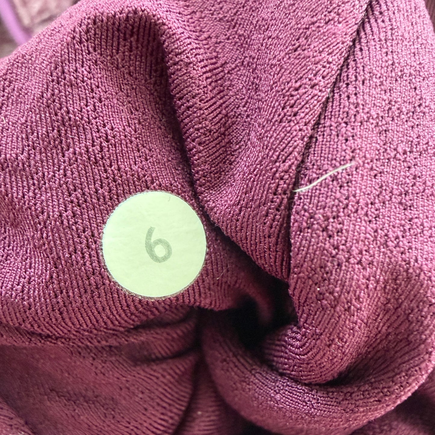 Lululemon Plum Purple Long Sleeve 1/4 Zip Pullover Top Womens Size 6