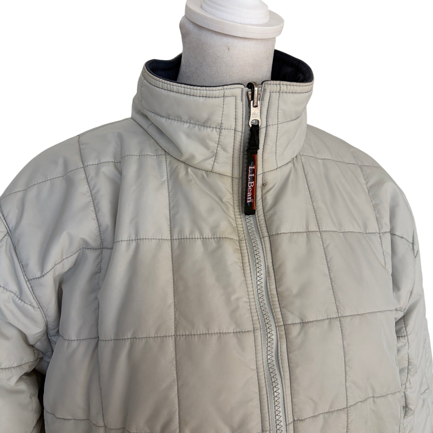 LL Bean Red Gray Winter Jacket Thinsulate 2 Coats in One 0 XC95 Women Size Large