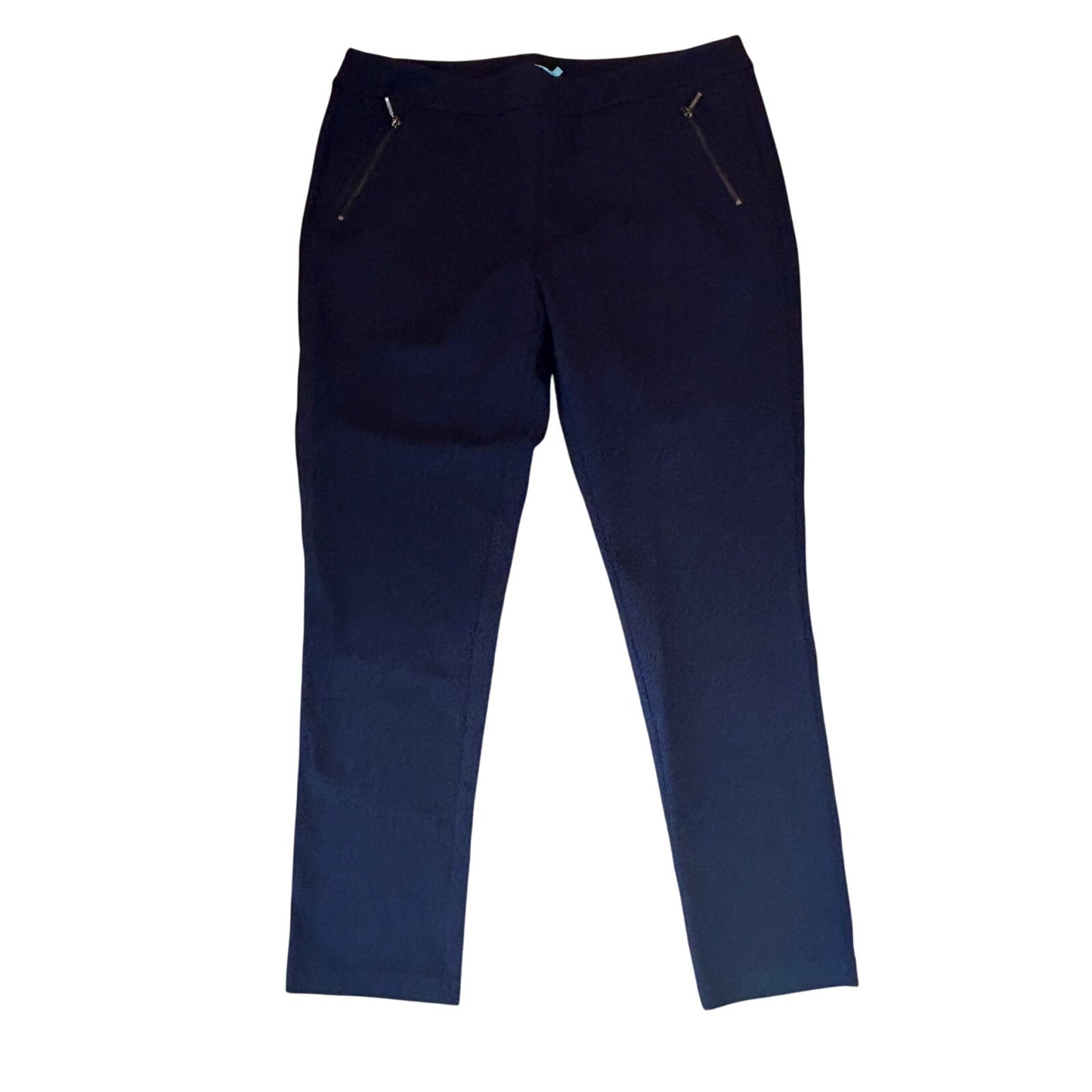 J. McLaughlin Dark Blue Elastic Waist Pull-On Pants Womens Size 12