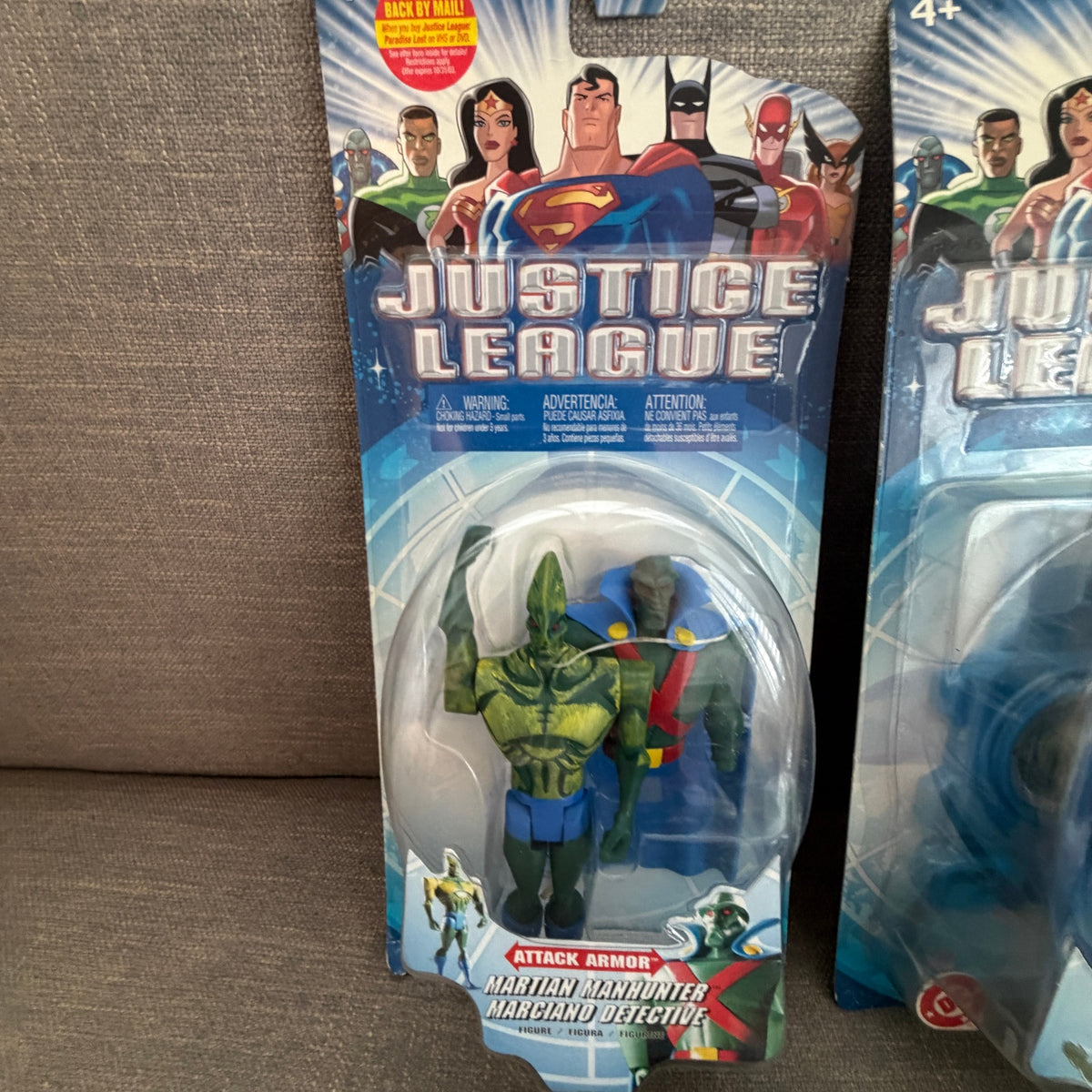 Justice League 2003 Green Lantern Martian Manhunter Hawkgirl Action Figure LOT 5