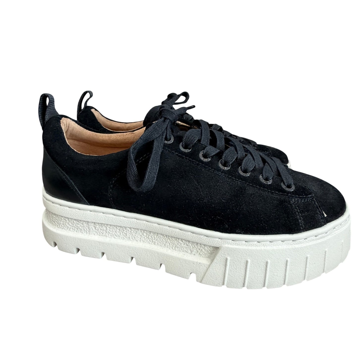 J/Slides Roger Black Suede Platform Sneaker Womens Size 8.5 NEW IN BOX