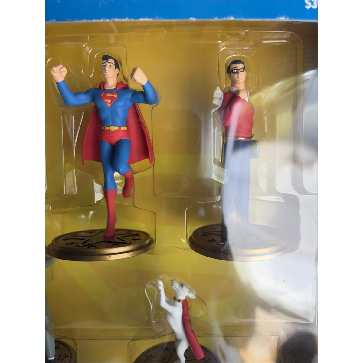 The Silver Age Smallville 7 Piece PVC Set DC Direct NEW