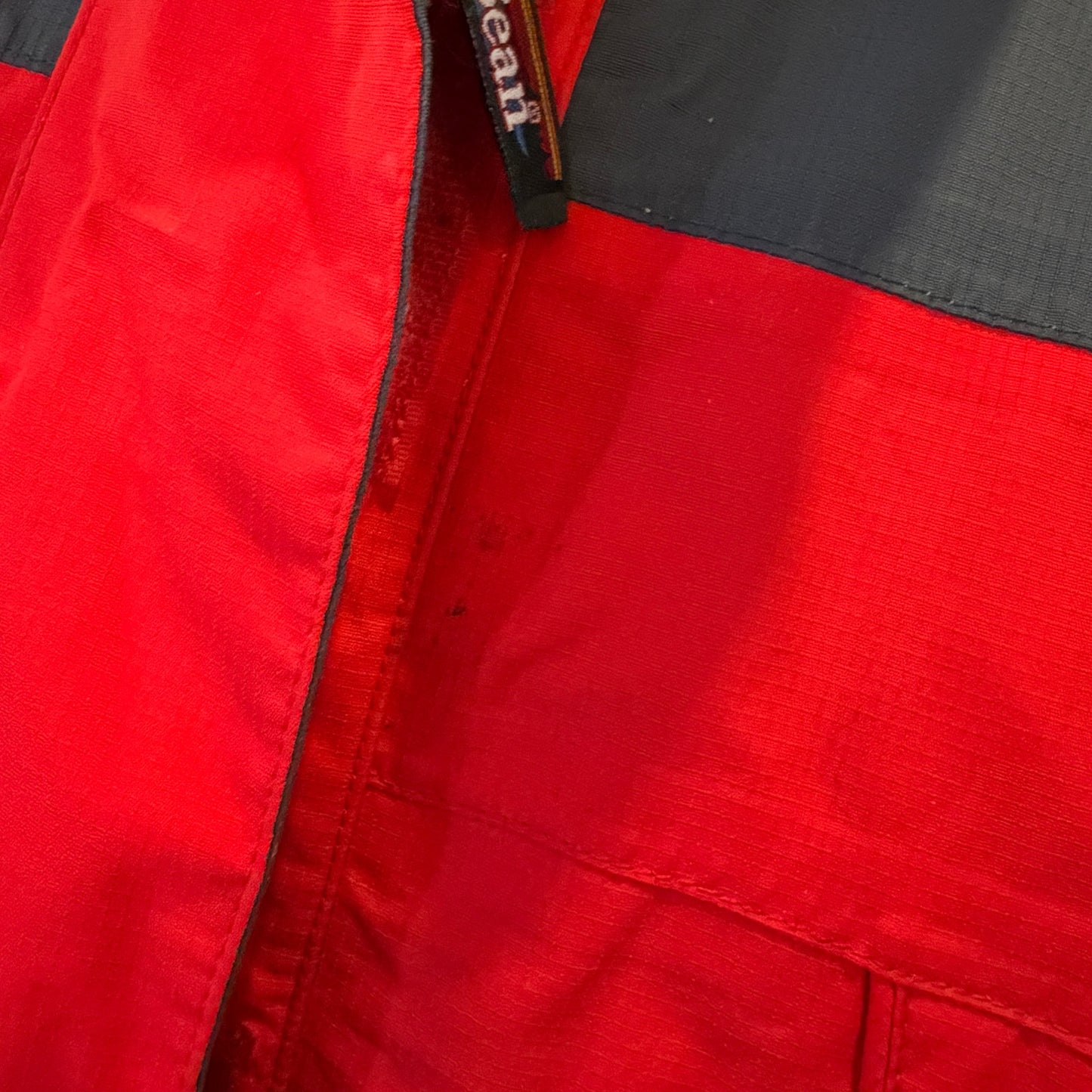 LL Bean Red Gray Winter Jacket Thinsulate 2 Coats in One 0 XC95 Women Size Large