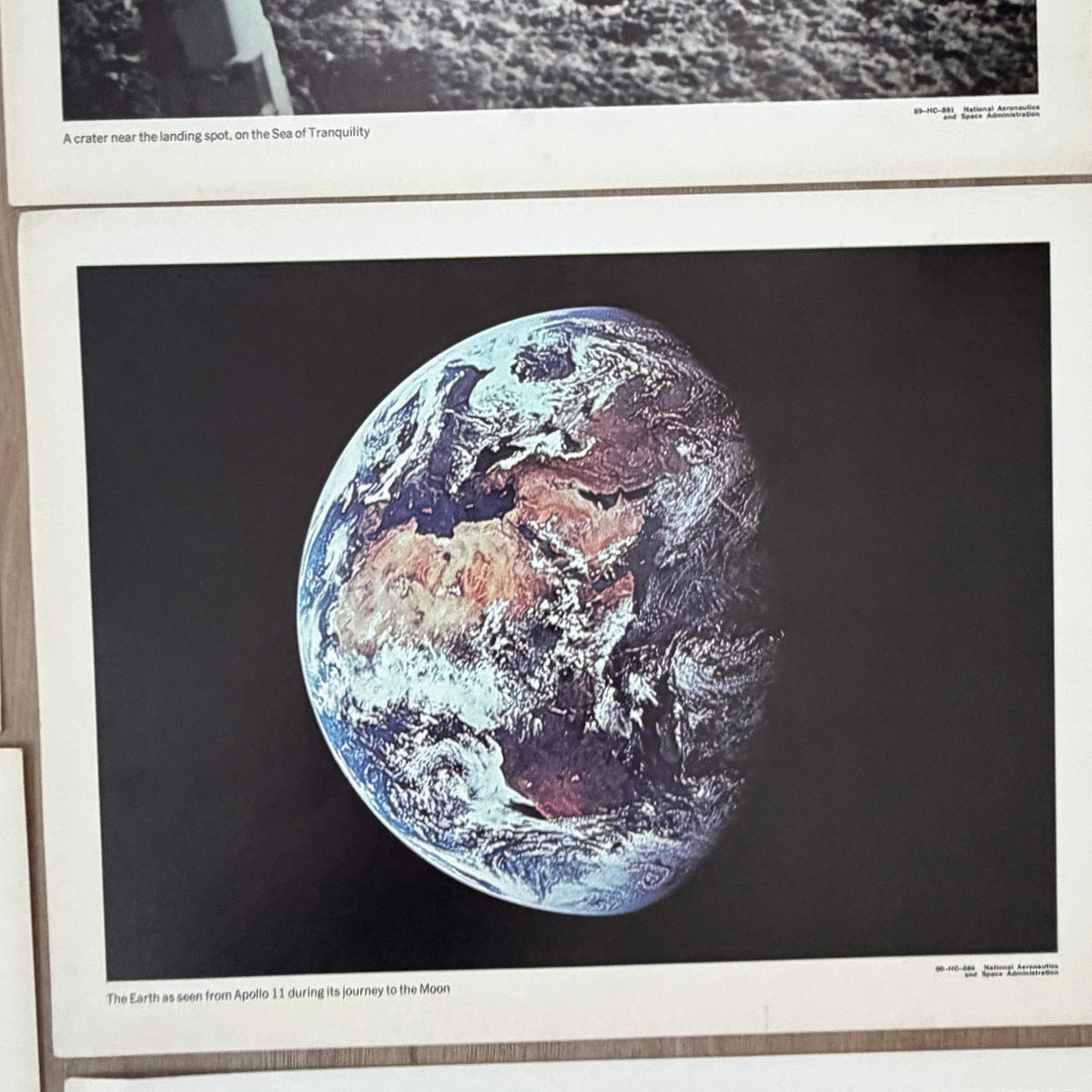 1969 Apollo 11 Buzz Aldridge 11" x 14" Prints LOT of 9 NASA