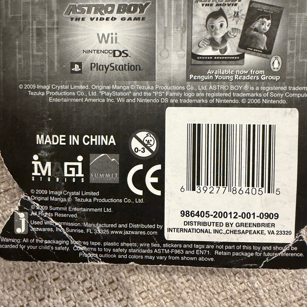 Astro Boy The Movie 2009 Mini Action Figure NEW