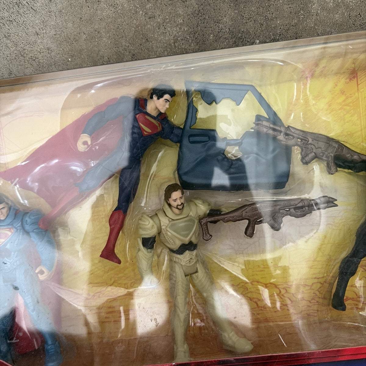 SUPERMAN Man of Steel KRYPTONIAN INVASION 5-Pack 3.75 Figure TARGET EXCLUSIVE