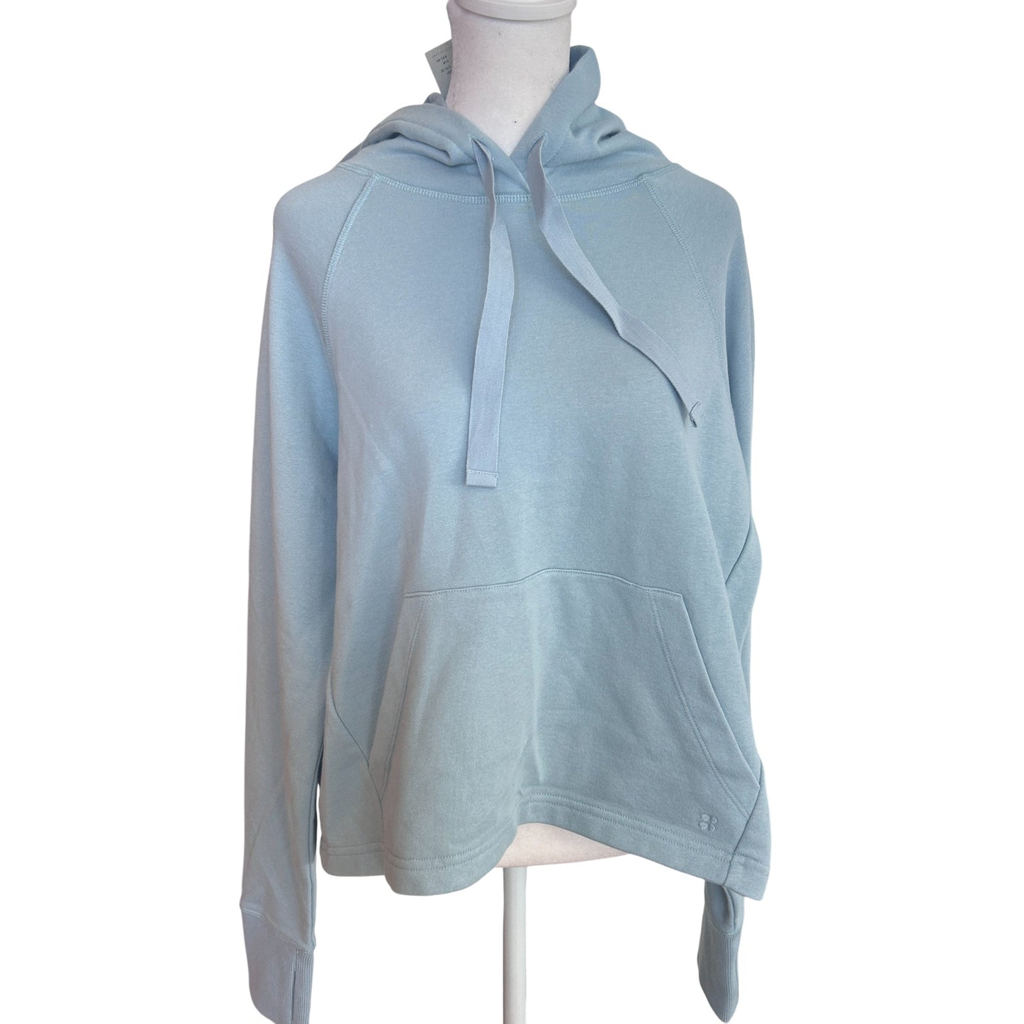 Sweaty Betty London Vapour Blue Revive Cropped Hoody Womens Size Small NEW
