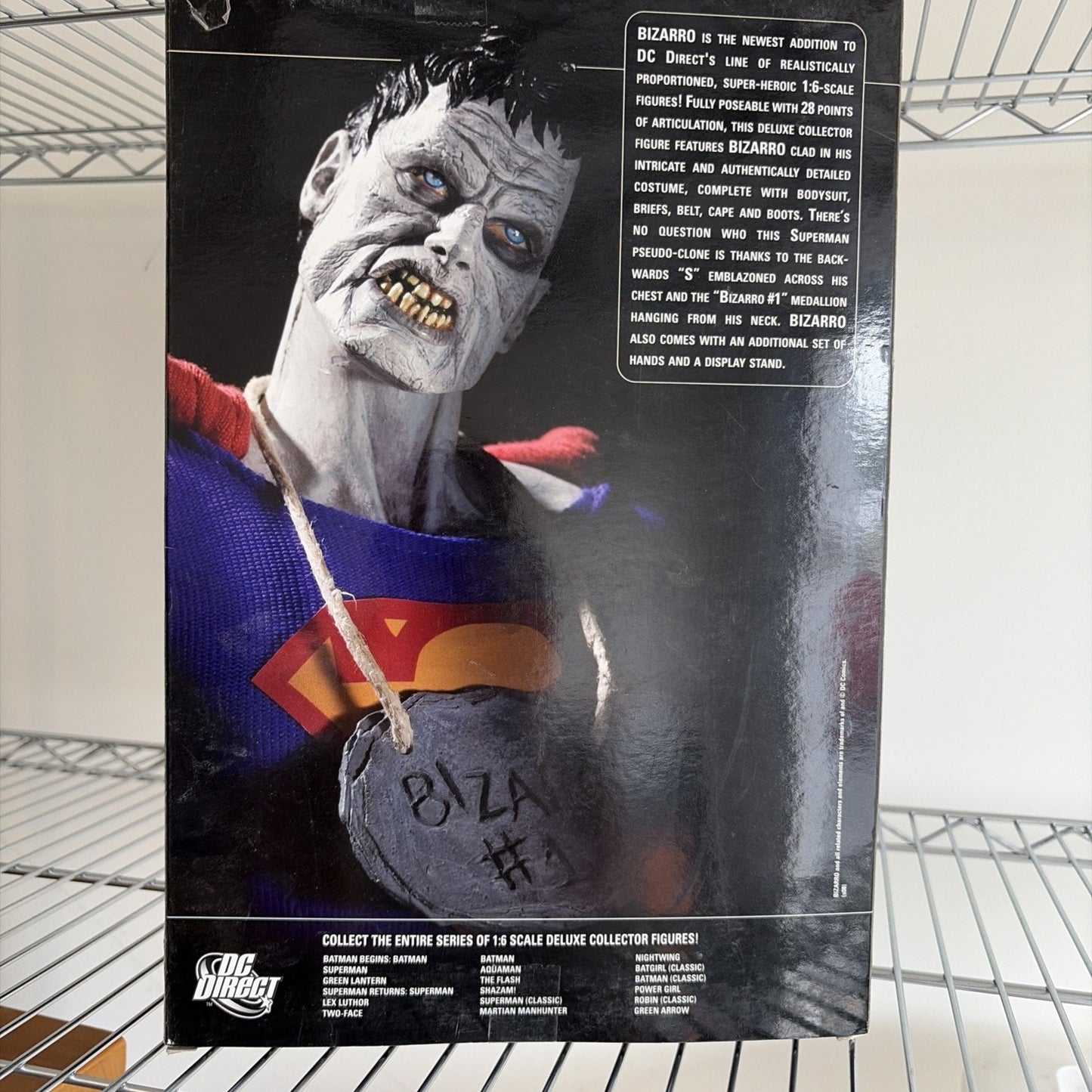 Bizarro Superman 13" 1:6 Scale Deluxe Collector Figure DC Direct NEW IN BOX