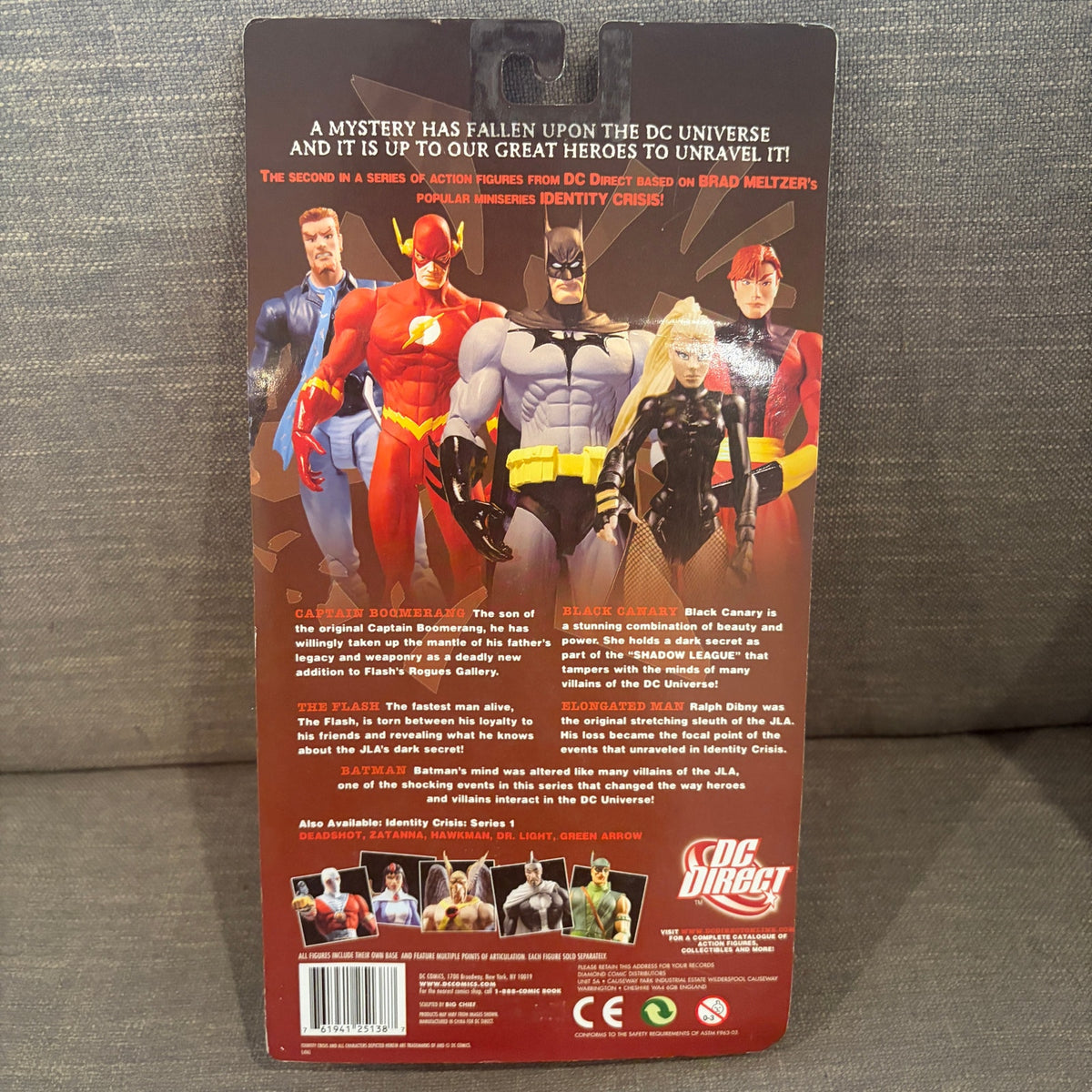 Identity Crisis Series 2 Elongated Man Action Figure DC DIRECT Collectors NEW