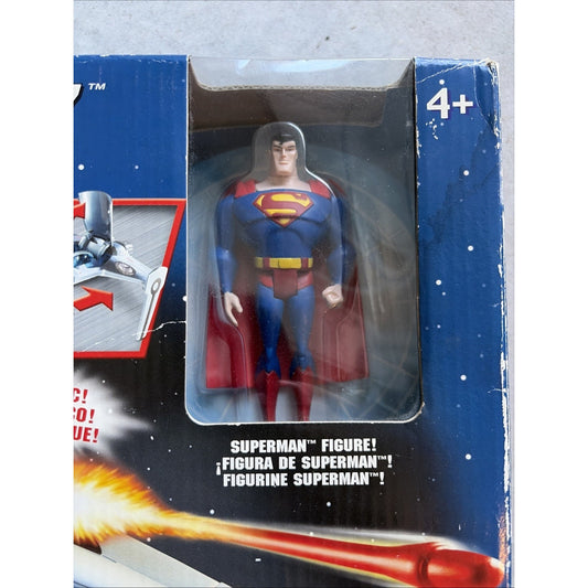 JUSTICE LEAGUE JAVELIN 7 Superman Electronic Mission Mattel Animated NEW